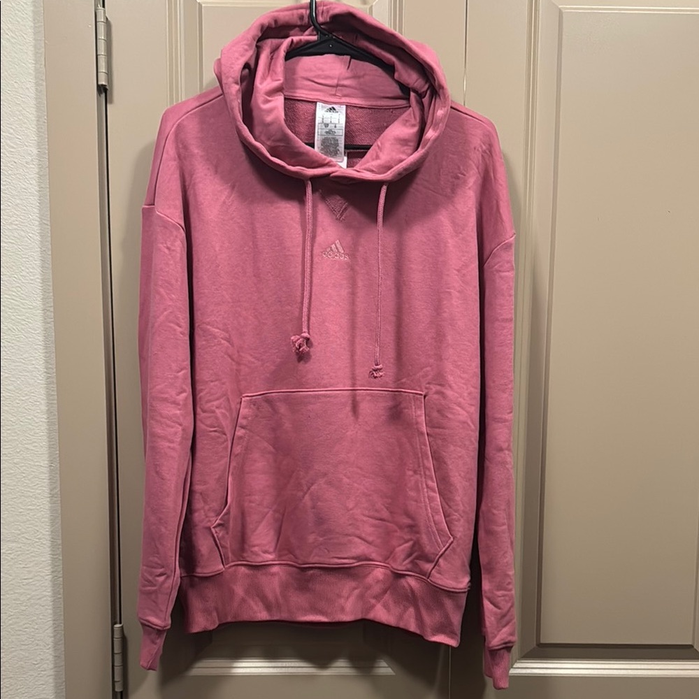 Adidas Men's Pink Hoodie